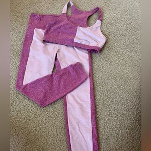 Anthropologie workout set